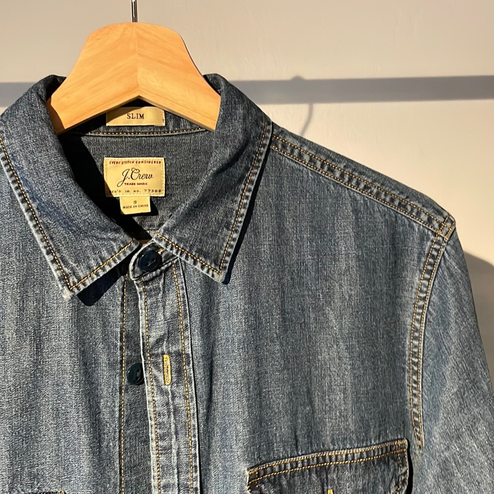 J. Crew Denim Button down